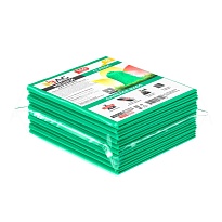 Мешки для мусора 160 л, зеленые, в пачке 10 шт., ПВД, 40 мкм, 900х1100 мм, i-Bag в Тамбове