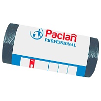 Мешки для мусора 60 л, черные, в рулоне 50 шт., ПНД, 6,2 мкм, 800х600 мм, PACLAN Professional, 604078 в Тамбове