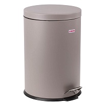 Ведро-контейнер для мусора (урна) с педалью LAIMA Classic, 20 л, серое, матовое, металл, со съемным внутренним ведром в Тамбове Ведро-контейнер для мусора (урна) с педалью LAIMA Classic, 20 л, серое, матовое, металл, со съемным внутренним ведром в Тамбове