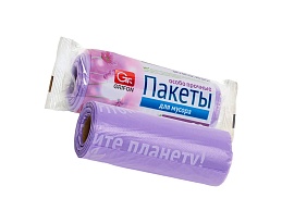 Мешки для мусора 35 л, ароматизированные, сиреневые, в рулоне 20 шт., ПНД, 12 мкм, 560х530 мм, GRIFON Полевые Цветы, 100-034 в Тамбове Мешки для мусора 35 л, ароматизированные, сиреневые, в рулоне 20 шт., ПНД, 12 мкм, 560х530 мм, GRIFON Полевые Цветы, 100-034 в Тамбове