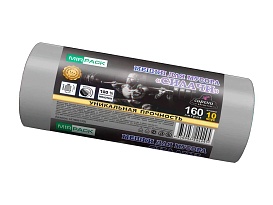 Мешки для мусора 160 л, ароматизированные, серые, в рулоне 10 шт., ПВД, 40 мкм, 1300х930 мм, СИЛАЧИ, sil16081101 в Тамбове