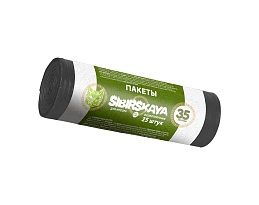 Мешки для мусора 30 л, черные, в рулоне 25 шт., ПНД, 7 мкм, 580х480 мм, SIBIRSKAYA, 101-003 S в Тамбове Мешки для мусора 30 л, черные, в рулоне 25 шт., ПНД, 7 мкм, 580х480 мм, SIBIRSKAYA, 101-003 S в Тамбове