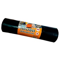 Мешки для мусора 360 л, черные, в рулоне 10 шт., ПВД 65 мкм, 1400х1100 мм, Концепция Быта Профи, 603736 в Тамбове Мешки для мусора 360 л, черные, в рулоне 10 шт., ПВД 65 мкм, 1400х1100 мм, Концепция Быта Профи, 603736 в Тамбове