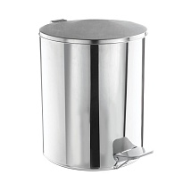 Ведро для мусора с педалью, усиленное, Титан, 15 л, нержавеющая сталь, хром в Тамбове Ведро для мусора с педалью, усиленное, Титан, 15 л, нержавеющая сталь, хром в Тамбове