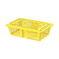 Ящик продуктовый универсальный желтый в Тамбове