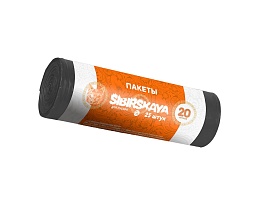 Мешки для мусора 20 л, черные, в рулоне 25 шт., ПНД, 6 мкм, 420х450 мм, SIBIRSKAYA, 101-001 S в Тамбове Мешки для мусора 20 л, черные, в рулоне 25 шт., ПНД, 6 мкм, 420х450 мм, SIBIRSKAYA, 101-001 S в Тамбове