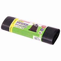 Мешки для мусора 120 л, черные, в рулоне 10 шт., ПНД, 11 мкм, 1020х670 мм, Любаша, 608093 в Тамбове Мешки для мусора 120 л, черные, в рулоне 10 шт., ПНД, 11 мкм, 1020х670 мм, Любаша, 608093 в Тамбове