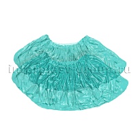 Бахилы бирюзовые 2000 шт (1000 пар), 16 мкм, однослойные, с одной резинкой, Эконом в Тамбове