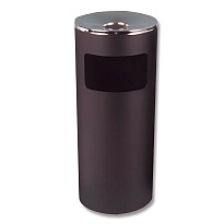 Урна металлическая с пепельницей, Титан, 29 л, черная, оцинкованная сталь в Тамбове