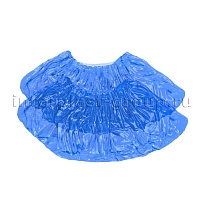 Бахилы голубые 2000 шт (1000 пар), 16 мкм, однослойные, с одной резинкой, Эконом в Тамбове