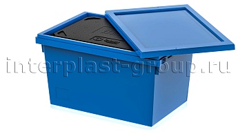 Изотермический контейнер KV 6432 в сборе с крышкой голубой в Тамбове