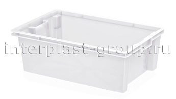 Ящик универсальный для овощей, фруктов и хлеба сплошной белый в Тамбове