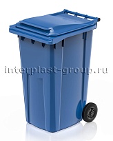Контейнер для мусора 240 л голубой облегченный 240 голубой в Тамбове