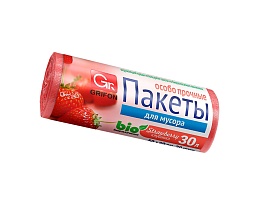 Мешки для мусора 30 л, ароматизированные, Клубника, красные, в рулоне 20 шт., ПНД, 9 мкм, 560х530 мм, GRIFON Aroma, 101-020 K в Тамбове Мешки для мусора 30 л, ароматизированные, Клубника, красные, в рулоне 20 шт., ПНД, 9 мкм, 560х530 мм, GRIFON Aroma, 101-020 K в Тамбове
